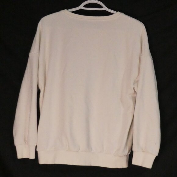 CANIFA | medium | Classic Solid White Crewneck Sweatshirt - Picture 2 of 16